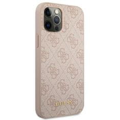 Guess Guess 4G Metal Gold Logo - Kryt Na Iphone 12 / Iphone 12 Pro (Růžová)