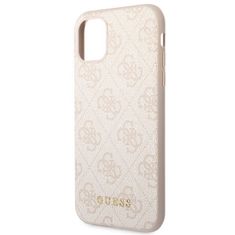 Guess Guess 4G Metal Gold Logo - Kryt Na Iphone 11 (Růžová)