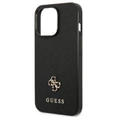 Guess Guess Saffiano 4G Small Metal Logo - Kryt Na Iphone 13 Pro (Černý)