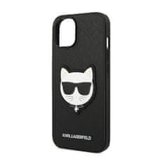 Karl Lagerfeld Karl Lagerfeld Saffiano Choupette Head Patch Case - Kryt Na Iphone 14 (Černý)