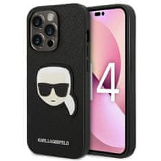 Karl Lagerfeld Karl Lagerfeld Saffiano Karl Head Patch Case - Kryt Na Iphone 14 Pro (Černý)