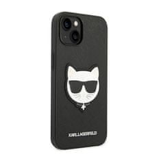 Karl Lagerfeld Karl Lagerfeld Saffiano Choupette Head Patch Case - Iphone 14 Plus Kryt (Cz