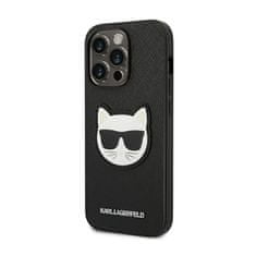 Karl Lagerfeld Karl Lagerfeld Saffiano Choupette Head Patch Case - Kryt Na Iphone 14 Pro (Ča