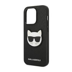 Karl Lagerfeld Karl Lagerfeld Saffiano Choupette Head Patch Case - Kryt Na Iphone 14 Pro (Ča