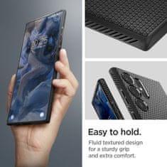 Spigen Spigen Liquid Air – Pouzdro Pro Samsung Galaxy S23 Ultra (Matné Černé)
