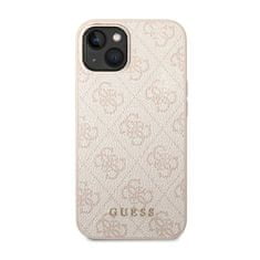 Guess Guess 4G Metal Gold Logo - Kryt Na Iphone 14 Plus (Růžová)