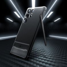 Spigen Spigen Rugged Armor – Pouzdro Pro Samsung Galaxy S23 Ultra (Matné Černé)