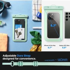 Spigen Spigen A601 Universal Waterproof Case - Pouzdro Pro Smartphony Do Velikosti 6.9" (Mátová