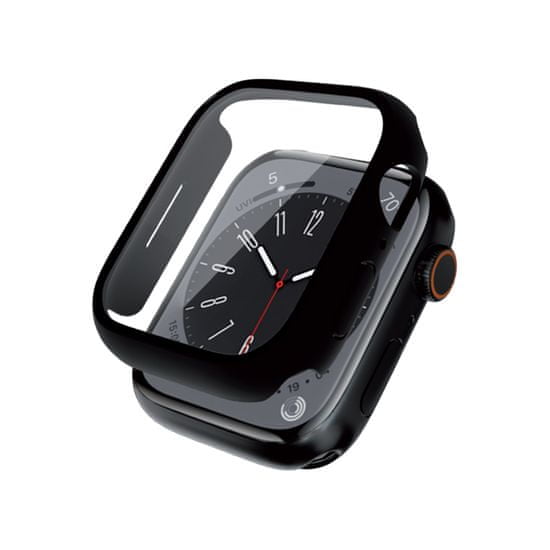 Crong Crong Hybrid Watch Case - Pouzdro Sklem Apple Watch 41Mm (Black)