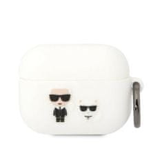 Karl Lagerfeld Karl Lagerfeld Silicone Karl & Choupette - Airpods Pro Pouzdro (Bílé)
