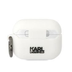 Karl Lagerfeld Karl Lagerfeld Silicone Karl & Choupette - Airpods Pro Pouzdro (Bílé)