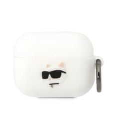 Karl Lagerfeld Karl Lagerfeld Silicone Nft Choupette Head 3D - Airpods Pro Pouzdro (Bílé)