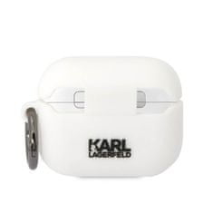 Karl Lagerfeld Karl Lagerfeld Silicone Nft Choupette Head 3D - Airpods Pro Pouzdro (Bílé)