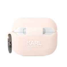 Karl Lagerfeld Karl Lagerfeld Silicone Nft Karl Head 3D - Airpods Pro Pouzdro (Růžové)