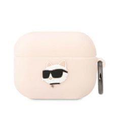 Karl Lagerfeld Karl Lagerfeld Silicone Nft Choupette Head 3D - Airpods Pro Pouzdro (Růžové)