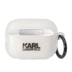 Karl Lagerfeld Karl Lagerfeld Nft Ikonik Karl Head - Airpods Pro 2 Pouzdro (Transparentní)