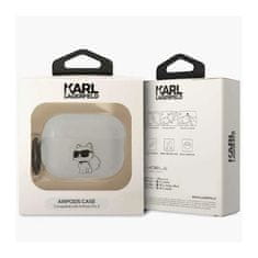 Karl Lagerfeld Karl Lagerfeld Nft Ikonik Choupette Head - Airpods Pro 2 Pouzdro (Transparentní