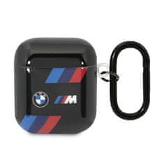 Bmw Bmw Tricolor Stripes - Airpods 1/2 Gen Pouzdro (Černé)