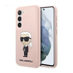 Karl Lagerfeld Karl Lagerfeld Silicone Nft Ikonik - Samsung Galaxy S23 Pouzdro (Růžové)