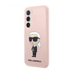 Karl Lagerfeld Karl Lagerfeld Silicone Nft Ikonik - Samsung Galaxy S23+ Pouzdro (Růžové)