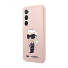 Karl Lagerfeld Karl Lagerfeld Silicone Nft Ikonik - Samsung Galaxy S23 Pouzdro (Růžové)