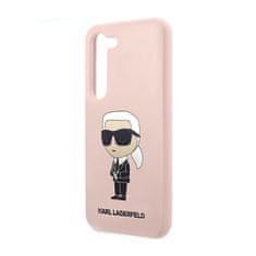 Karl Lagerfeld Karl Lagerfeld Silicone Nft Ikonik - Samsung Galaxy S23 Pouzdro (Růžové)