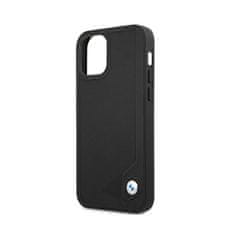 Bmw Bmw Leather Deboss - Kryt Na Iphone 12 / Iphone 12 Pro (Černý)