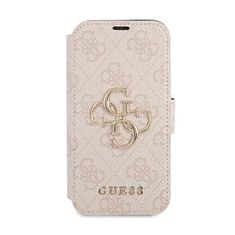 Guess Guess Booktype 4G Big Metal Logo - Kryt Na Iphone 13 Pro (Růžová)