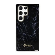 Guess Kolekce Guess Marble – Pouzdro Samsung Galaxy S23 Ultra (Černé)
