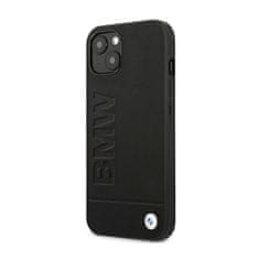 Bmw Bmw Leather Hot Stamp - Kryt Na Iphone 14 Plus (Černý)