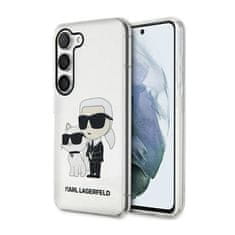 Karl Lagerfeld Karl Lagerfeld Iml Glitter Nft Karl & Choupette - Samsung Galaxy S23+ Pouzdro