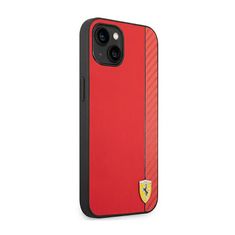 Ferrari Ferrari Carbon - Kryt Na Iphone 14 (Červený)