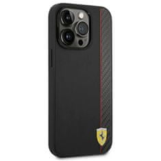 Ferrari Ferrari Carbon - Kryt Na Iphone 14 Pro (Černý)