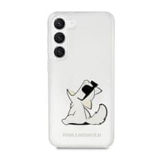 Karl Lagerfeld Karl Lagerfeld Choupette Fun - Samsung Galaxy S23 Pouzdro (Transparentní)