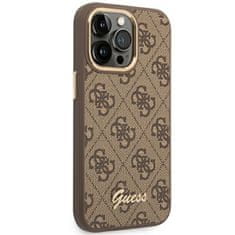 Guess Guess 4G Metal Camera Outline Case - Kryt Na Iphone 14 Pro (Hnědý)