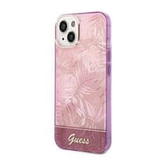 Guess Guess Jungle Case - Kryt Na Iphone 14 Plus (Růžový)