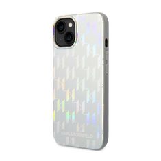 Karl Lagerfeld Karl Lagerfeld Monogram Iridescent - Kryt Na Iphone 14 (Stříbrný)