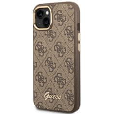 Guess Guess 4G Metal Camera Outline Case - Kryt Na Iphone 14 (Hnědý)