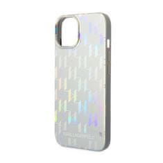 Karl Lagerfeld Karl Lagerfeld Monogram Iridescent - Kryt Na Iphone 14 (Stříbrný)