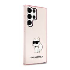 Karl Lagerfeld Karl Lagerfeld Iml Nft Choupette - Samsung Galaxy S23 Ultra Pouzdro (Růžová)