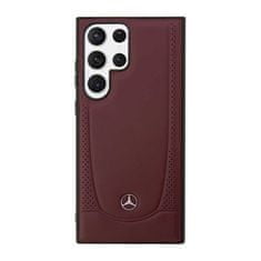 MERCEDES Mercedes Leather Urban Line - Samsung Galaxy S23 Ultra Pouzdro (Červená)