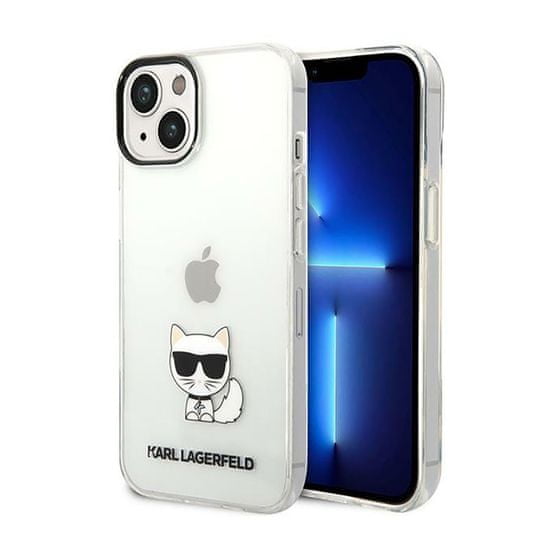 Karl Lagerfeld Karl Lagerfeld Choupette Body - Kryt Na Iphone 14 Plus (Průhledný)