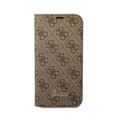 Guess Guess 4G Metal Camera Outline Booktype Case - Kryt Na Iphone 14 Plus (Hnědý)