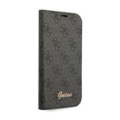 Guess Guess 4G Metal Camera Outline Booktype Case - Kryt Na Iphone 14 Plus (Černý)