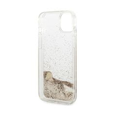 Guess Guess Liquid Glitter Charms - Kryt Na Iphone 14 Plus (Zlatý)