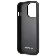 AMG Amg Leather Hot Stamped - Kryt Na Iphone 14 Pro (Černý)