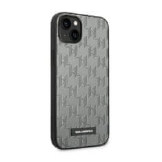 Karl Lagerfeld Karl Lagerfeld Saffiano Mono Metal Logo - Kryt Na Iphone 14 (Šedý)