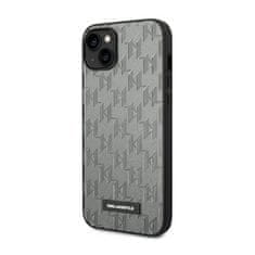 Karl Lagerfeld Karl Lagerfeld Saffiano Mono Metal Logo - Kryt Na Iphone 14 (Šedý)