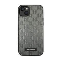 Karl Lagerfeld Karl Lagerfeld Saffiano Mono Metal Logo - Kryt Na Iphone 14 (Šedý)