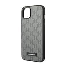 Karl Lagerfeld Karl Lagerfeld Saffiano Mono Metal Logo - Kryt Na Iphone 14 (Šedý)